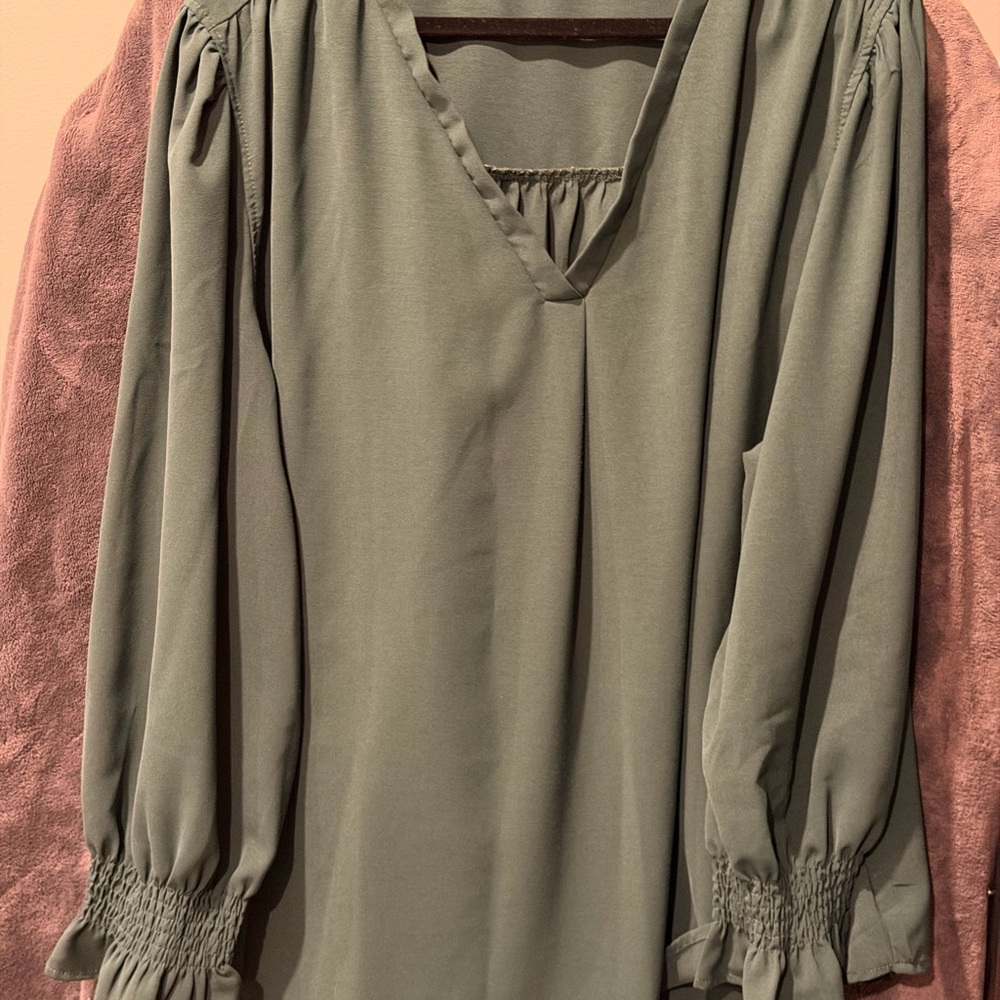 Amazon Olive Women's Blouse